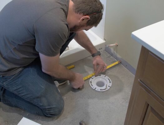 How To Install A Toilet Flange In New Construction Discoverycentre 6040